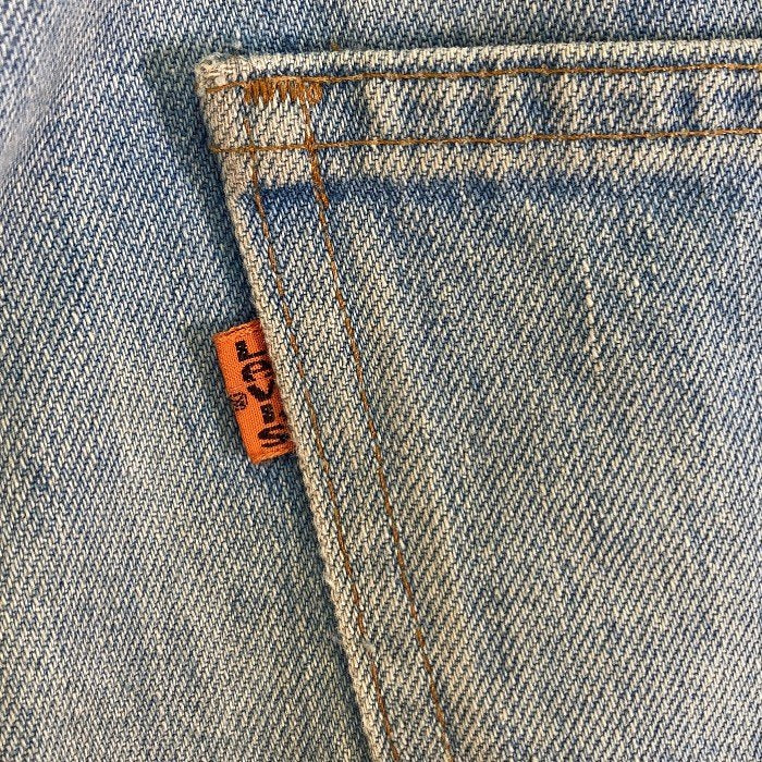 Levi’s リーバイス  20517-0217 80s オレンジタブ USA製 ボタン裏刻印8 カットオフ デニム ハーフパンツ インディゴ size32 瑞穂店