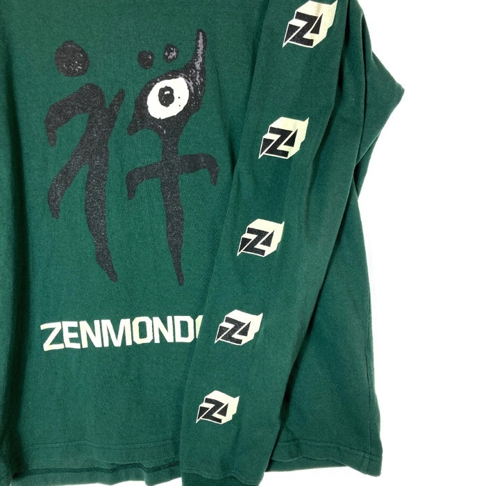 UNDER COVER アンダーカバー 禅 ZENMONDOOO プリントロングTシャツ グリーン size4 瑞穂店