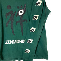 UNDER COVER アンダーカバー 禅 ZENMONDOOO プリントロングTシャツ グリーン size4 瑞穂店