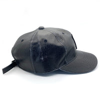 FULLCOUNT フルカウント 24AW F PATCH 6PANEL COATED DENIM BASEBALL CAP Fパッチ 6パネル デニム ベースボールキャップ ブラック 福生店