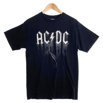 00's ACDC プリントTシャツ ブラック ALSTYLE メキシコ製 Size M 福生店
