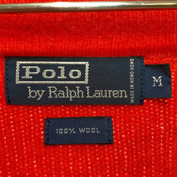 Polo Ralph Lauren ポロラルフローレン ウール ドライバーズニット レッド sizeM 瑞穂店