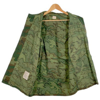 60’s U.S.ARMY 米軍 ジャングルファティーグ ミリタリージャケット カモフラージュ リップストップ 69年会計 8415-945-7656 Size M-R 福生店