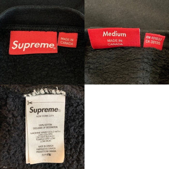 SUPREME シュプリーム Small Box Logo Crewneck スモールボックスロゴ クルーネックスウェットトレーナー ブラック Size M 福生店