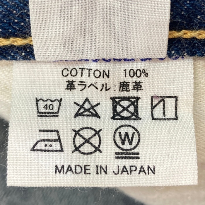 WAREHOUSE ウエアハウス シンチバック ピンク耳 セルビッジ デニムパンツ インディゴ size34 瑞穂店