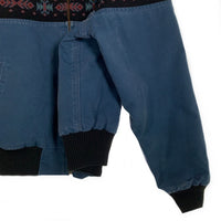 90`s CARHARTT カーハート  Santafe Jacket サンタフェジャケット ダック チロリアンテープ ブルー JQ0515 Size XL 福生店