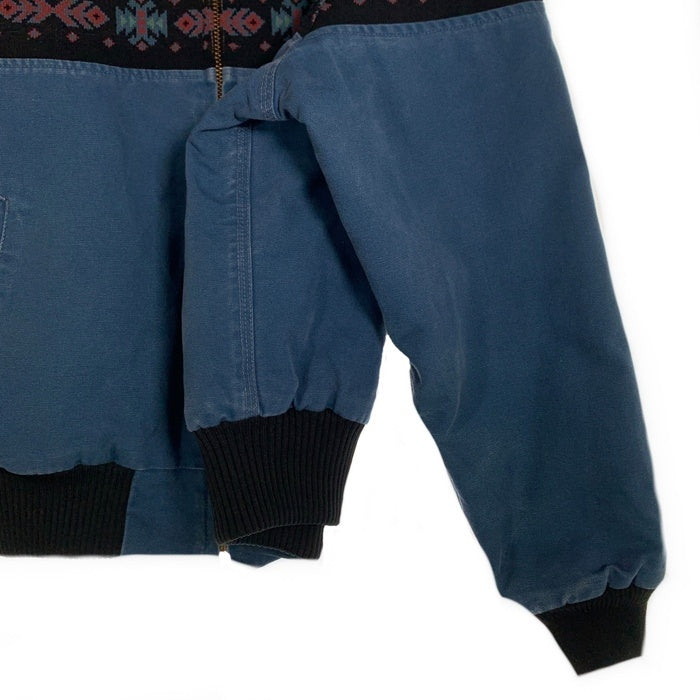 90`s CARHARTT カーハート  Santafe Jacket サンタフェジャケット ダック チロリアンテープ ブルー JQ0515 Size XL 福生店