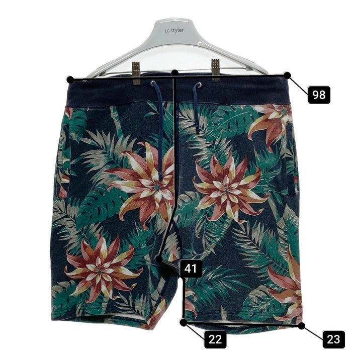 Supreme シュプリーム Floral Sweat Short フローラル スウェットショーツ ショートパンツ 花柄 シュプリーム  ネイビー sizeL 瑞穂店