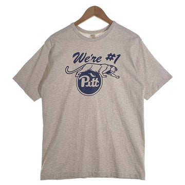 WAREHOUSE ウエアハウス Pitt プリントTシャツ オートミール Size L 福生店