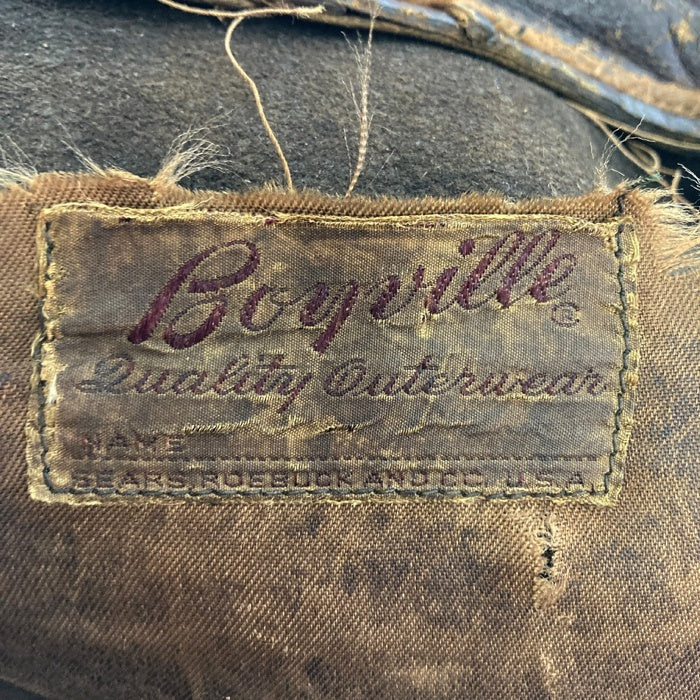 Boyville SEARS ボーイヴィル シアーズ 50's レザージャケット ブラウン size- 瑞穂店