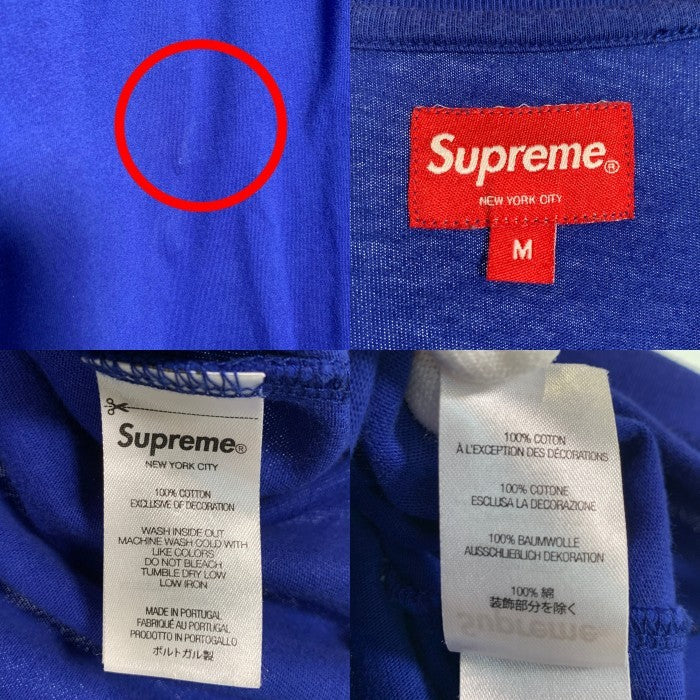 SUPREME シュプリーム 23SS Victory S/S Top ヴィクトリーショートスリーブトップ 刺繡 Tシャツ ダークロイヤル Size M 福生店