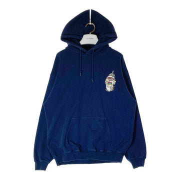 XLARGE エクストララージ 101231012016 SHAKE THE SPRAY HOODED パーカー ネイビー sizeL※薄汚れあり 瑞穂店