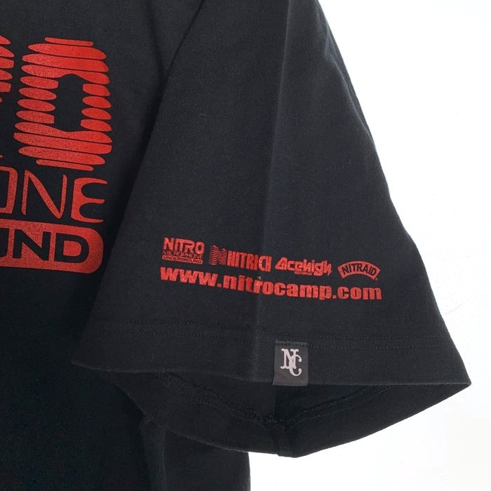 nitraid ナイトレイド NITRO MICROPHONE UNDERGROUND ニトロマイクロフォンアンダーグラウンド DODGE 半袖 Tシャツ ブラック Size XL 福生店
