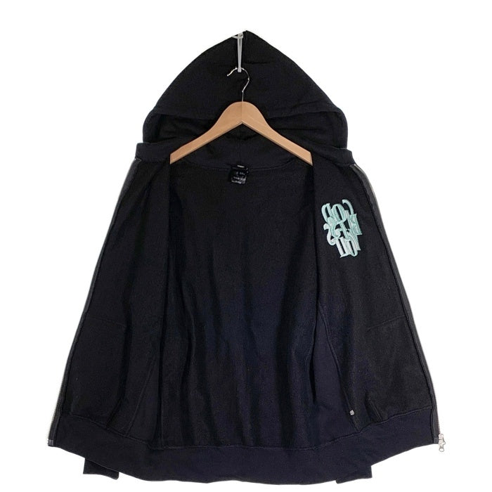 GOD BLESS YOU ゴッドブレスユー ジップアップ フーディー パーカー ブラック Size XL 福生店