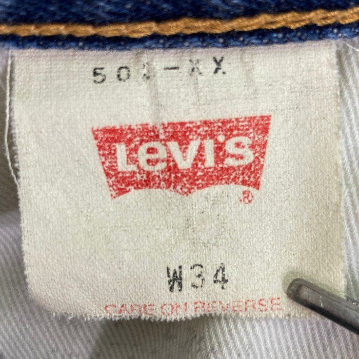 LEVI'S リーバイス 502XX 復刻 BIG E デニムパンツ インディゴ sizeW34 瑞穂店