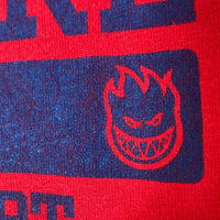 SPIT FIRE スピットファイアー 90's Hanes Beefyボディ ARSON DEPT Tシャツ レッド sizeXL 瑞穂店