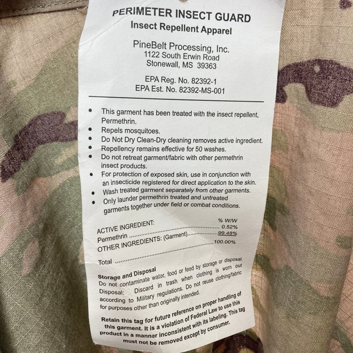 U.S.ARMY 米陸軍 COMBAT COAT マルチカム コンバットジャケット ミリタリー 8415-01-598-9995 19年会計 Size L-S 瑞穂店