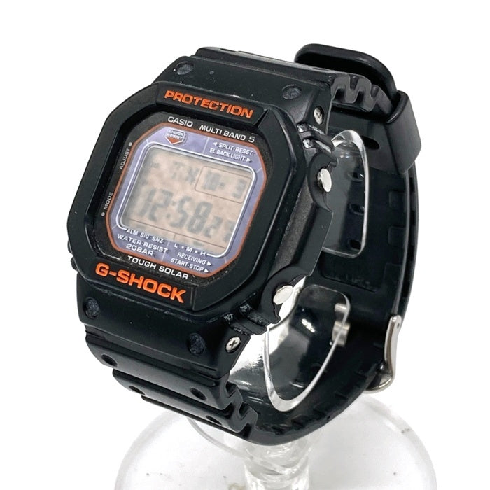 CASIO カシオ G-SHOCK タフソーラー マルチバンド6 デジタル クォーツ腕時計 ブラック オレンジ GW-M5600R 瑞穂店