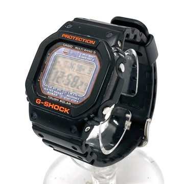 CASIO カシオ G-SHOCK タフソーラー マルチバンド6 デジタル クォーツ腕時計 ブラック オレンジ GW-M5600R 瑞穂店