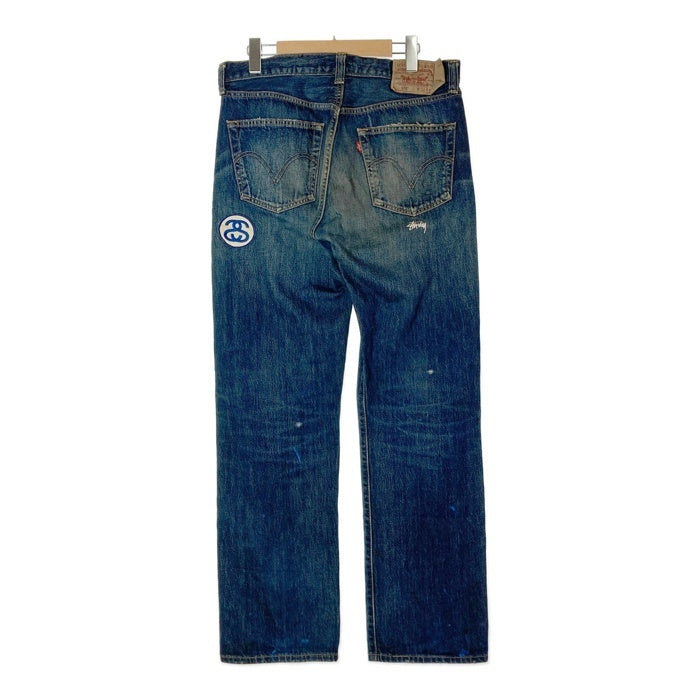 STUSSY ステューシー × Levi's リーバイス 501 Repair Damage Denim Pants リペア ダメージ デニムパンツ インディゴ sizeW34 瑞穂店