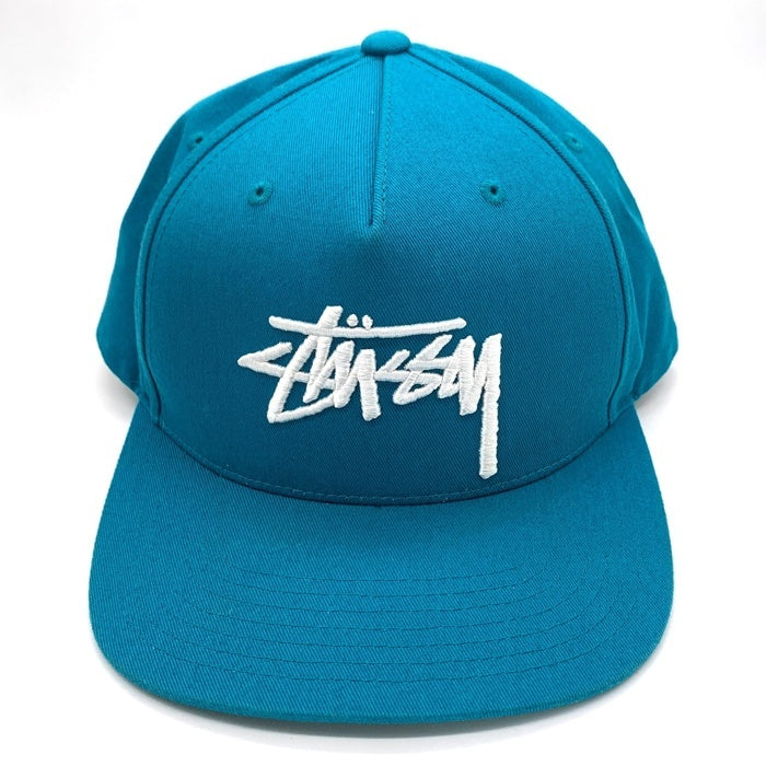 STUSSY ステューシー Big Stock Point Crown Snapback Cap スナップバック ベースボールキャップ ターコイズ 1311052 福生店