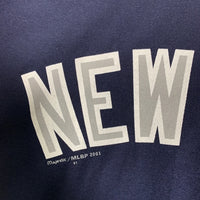 majestic マジェスティック Newyork Yankees ニューヨークヤンキース アーチロゴ MLBP 2001 ネイビー メキシコ製 Size L 福生店