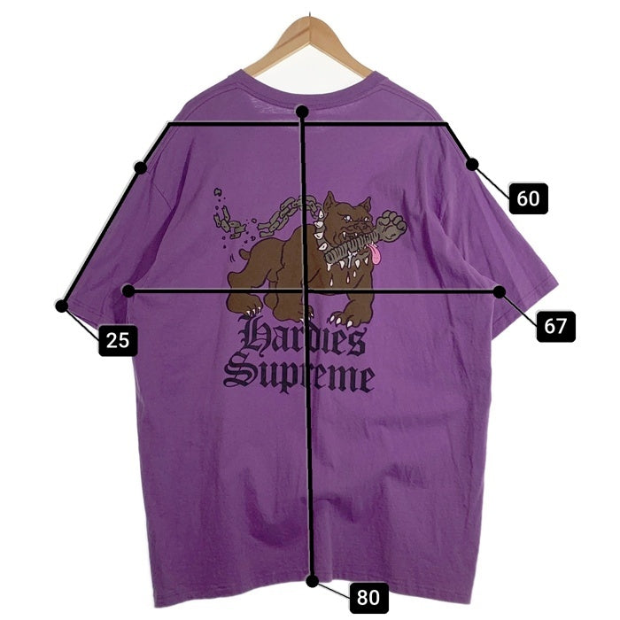 SUPREME シュプリーム 23SS Hardies Dog Tee ハーディーズドッグ Tシャツ パープル Size XXL 福生店