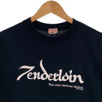 TENDERLOIN テンダーロイン The only serious choice ロゴプリントTシャツ ブラック Size L 福生店