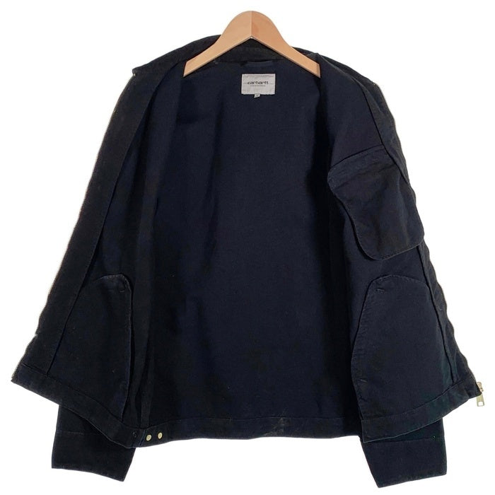 Carhartt WIP カーハートワークインプログレス DETROIT JACKET デトロイトジャケット ダック地 裏地なし ブラック I034819.00E Size L 福生店