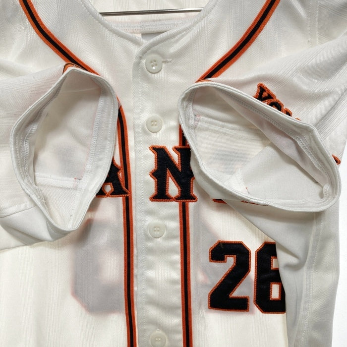 adidas アディダス  読売ジャイアンツ 内海哲也 半袖 ユニフォーム ホワイト size160 瑞穂店