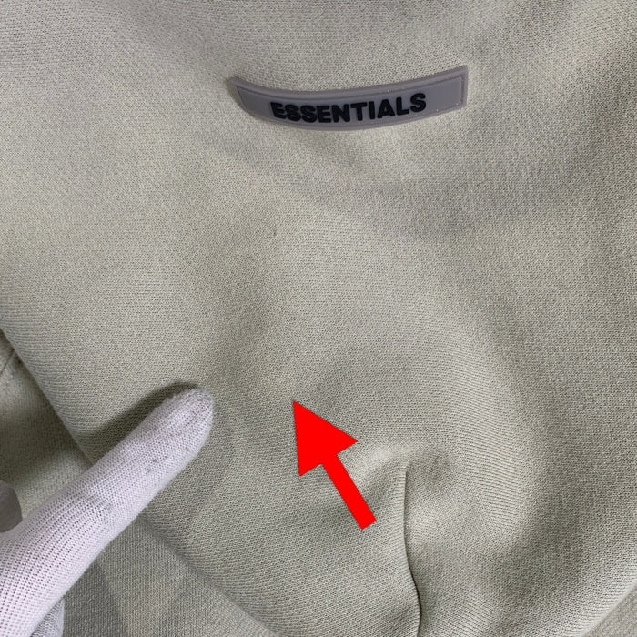 FOG ESSENTIALS エッセンシャルズ FRONT LOGO HOODIE フロントラバーロゴ プルオーバーパーカー フーディー ピスタチオ Size S 福生店