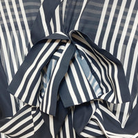 AMERI アメリ 02110441320 STRIPE SCARF BLOUSE ブラウス ネイビー sizeF 瑞穂店