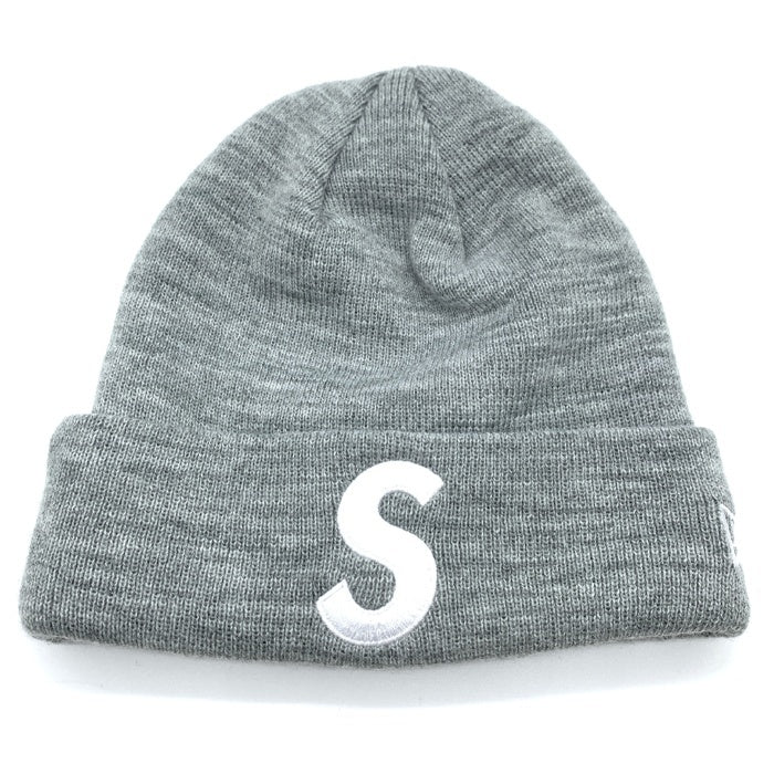 SUPREME シュプリーム 23AW New Era ニューエラ S Logo Beanie Sロゴ ビーニーキャップ グレー 福生店