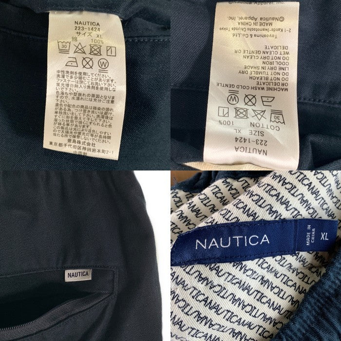 NAUTICA ノーティカ ノーチカ Easy Chino Pants イージーワイドパンツ ネイビー 223-1424 Size XL 福生店
