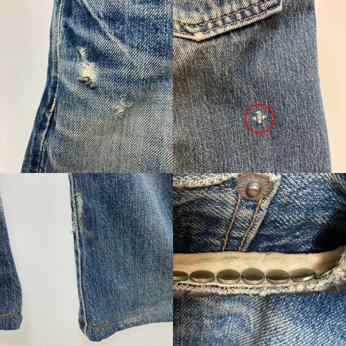 HYSTERIC GLAMOUR ヒステリックグラマー USED加工 スタッズ ブーツカット デニムパンツ ジーンズ インディゴ 0293AP12 Size 30 瑞穂店