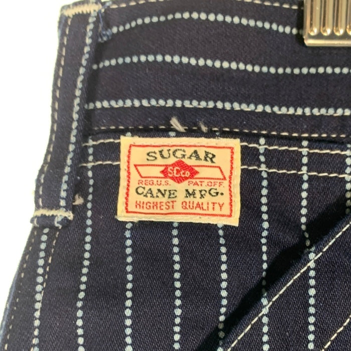 SUGAR CANE シュガーケーン 9oz ウォバッシュストライプ エンジニアパンツ ワーク ネイビー SC40786 Size 34×32 福生店