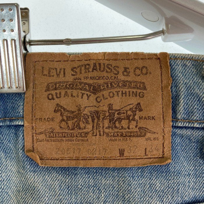 Levi’s リーバイス  20517-0217 80s オレンジタブ USA製 ボタン裏刻印8 カットオフ デニム ハーフパンツ インディゴ size32 瑞穂店