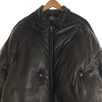 DENIM TEARS デニムティアーズ LAMB LEATHER JACKET ラムレザー ジャケット ブラック 2XL 福生店