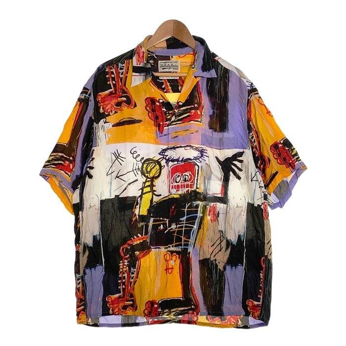 WACKOMARIA ワコマリア 22SS JEAN-MICHAEL BASQUIAT HAWAIAN SHIRT S/S バスキア ハワイアンシャツ アロハ マルチ Size XXL 福生店