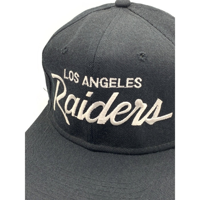 90's Sports Specialties NFL ロサンゼルス・レイダース ベースボールキャップ スナップバック ブラック 韓国製 NWA 福生店
