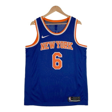 NIKE ナイキ ニューヨークニックス スウィングマンジャージ ゲームシャツ ユニフォーム ブルー ポルジンギス 864495-495 Size L 福生店