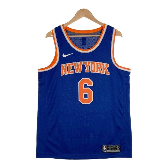 NIKE ナイキ ニューヨークニックス スウィングマンジャージ ゲームシャツ ユニフォーム ブルー ポルジンギス 864495-495 Size L 福生店