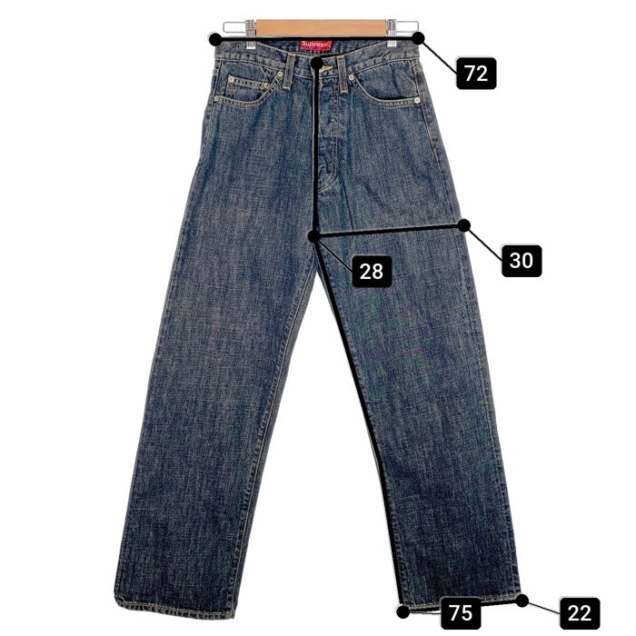SUPREME シュプリーム オールド 5ポケットデニムパンツ ストレート インディゴ 紙タグ USA製 Size 30 福生店