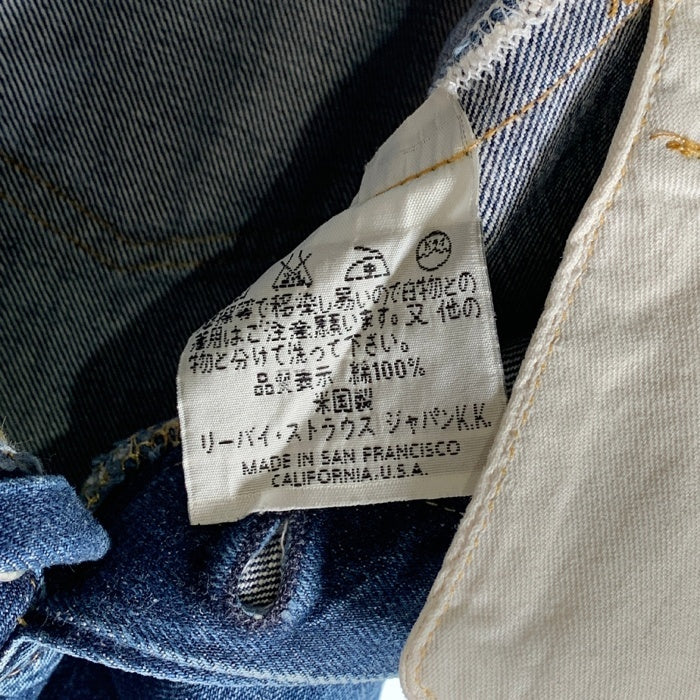 90's LEVI'S リーバイス 501XX 紙パッチ デニムパンツ ジーンズ インディゴ 555 復刻 98年 米国製 Size 33×36 福生店