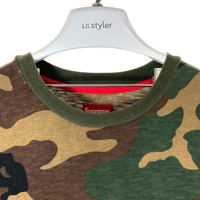 Supreme シュプリーム カモフラージュ ポケットTシャツ カーキ sizeM 瑞穂店