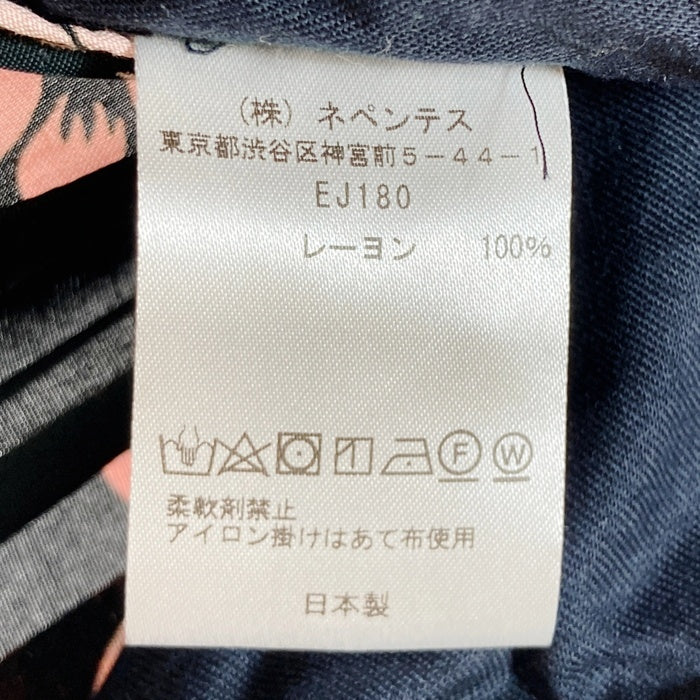 Needles ニードルズ EJ180 RAYON SATEEN PINEAPPLE EASY WESTERN PANT レーヨン パイナップル柄 イージー ウエスタンパンツ ブラック sizeM 瑞穂店
