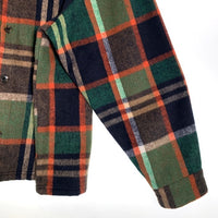 DISCUS ディスカス シャギーチェックシャツジャケット グリーン ユニセックス 4487-2902 Size L 福生店