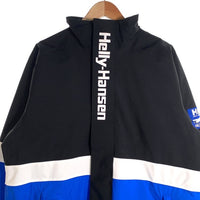 CHALLENGER チャレンジャー HELLY HANSEN ヘリーハンセン 26SS Racing Jacket ビッグロゴ レーシング ジャケット ブラック ブルー HH12640X1 Size L 福生店