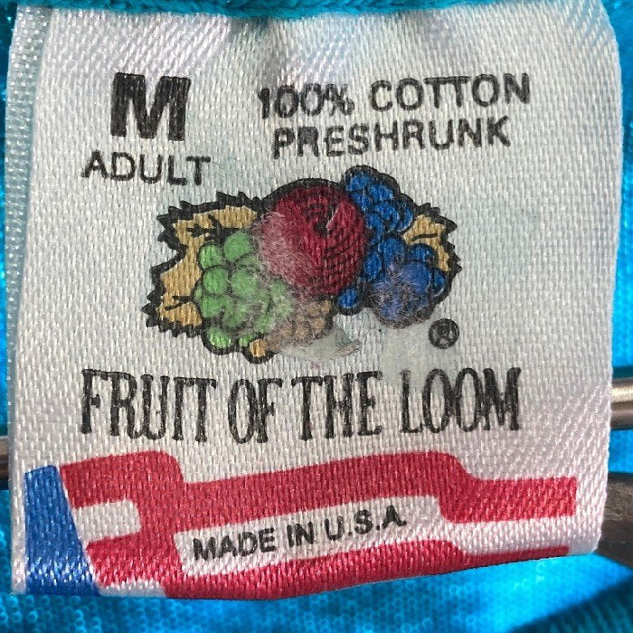 FRUIT OF THE LOOM フルーツオブザルーム US古着 90's USA製 ベティ プリントTシャツ ターコイズブルー sizeM 瑞穂店