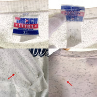 90's TRENCH トレンチ Dallas Cowboys ダラスカウボーイズ クルーネックスウェット アッシュグレー USA製 Size XL 福生店
